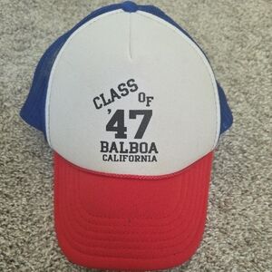 OTTO Red and Blue Trucker Hat